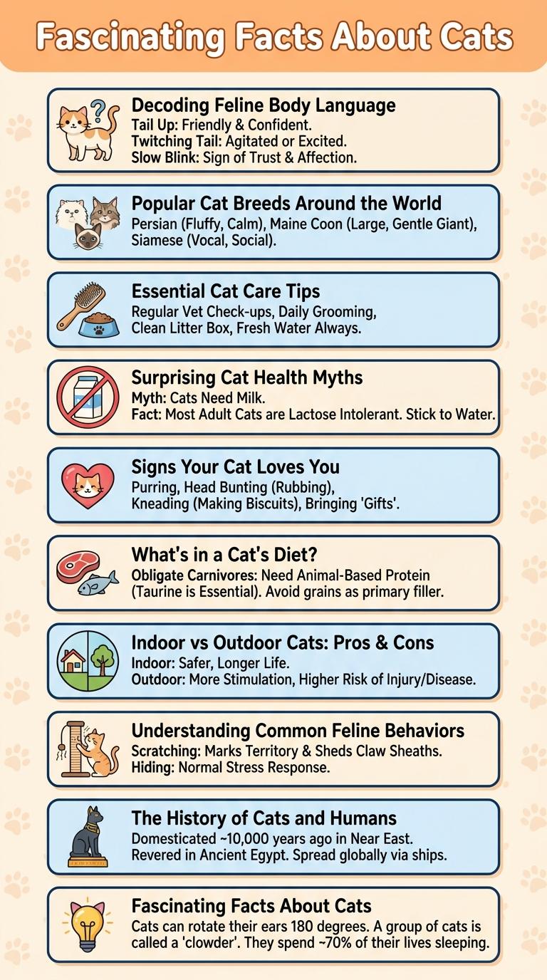 An Informative Infographic About Cats