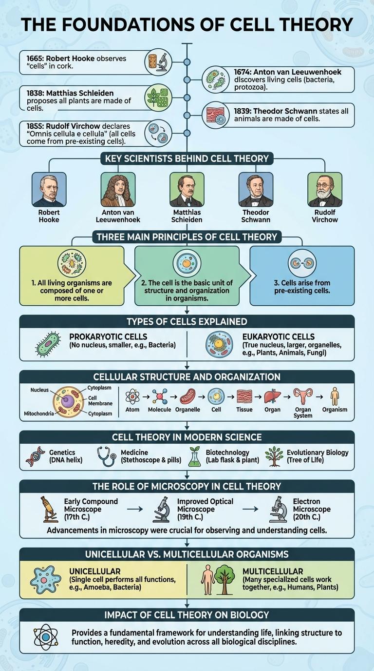 Infographic About the Cell Theory