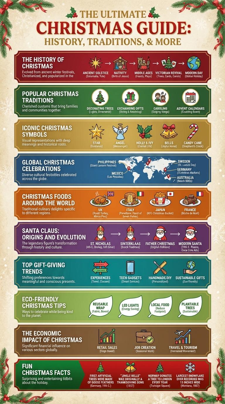 An Informative Infographic About Christmas