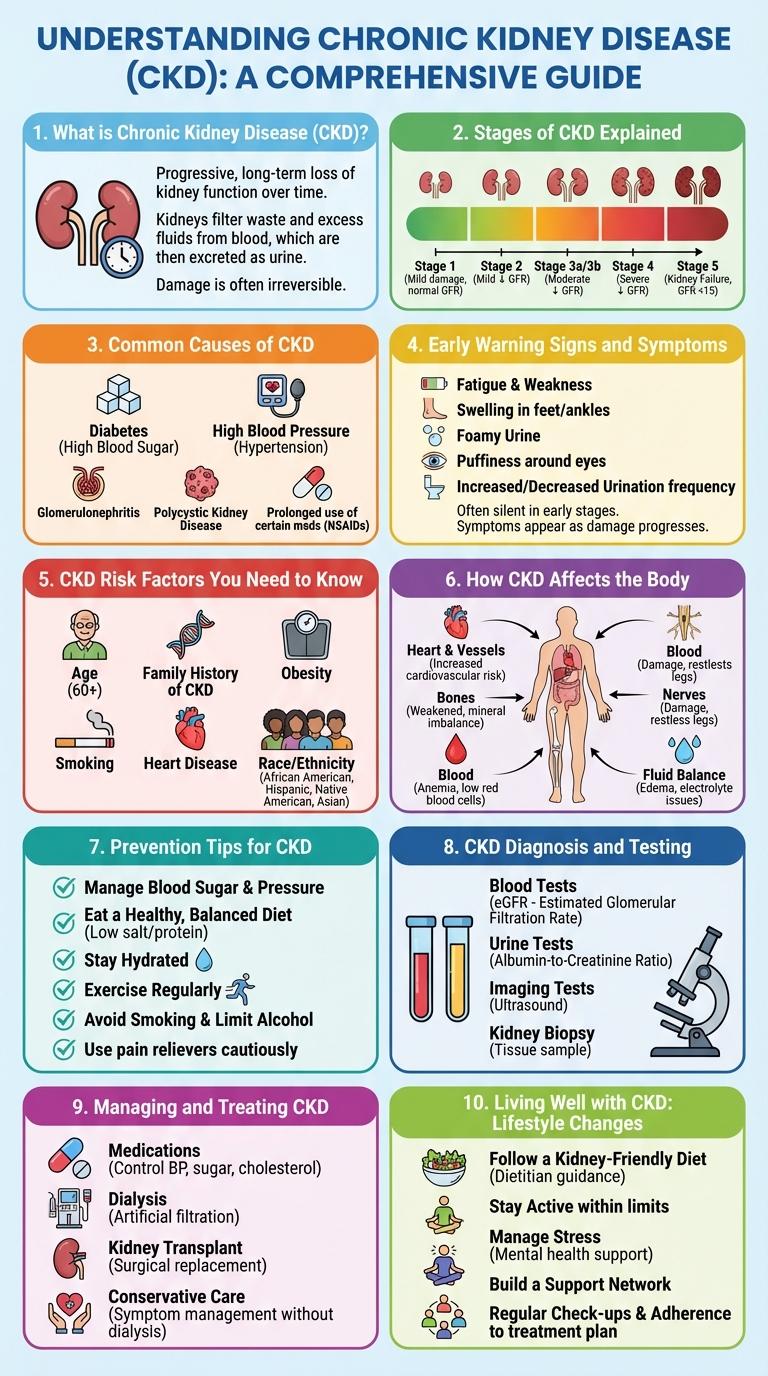 Infographic About Chronic Kidney Disease (CKD)