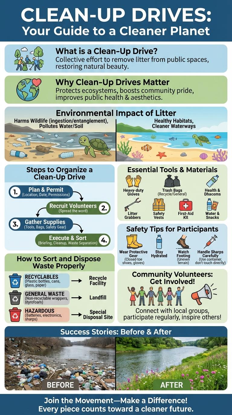 Infographic: Effective Strategies for Organizing a Clean-Up Drive
