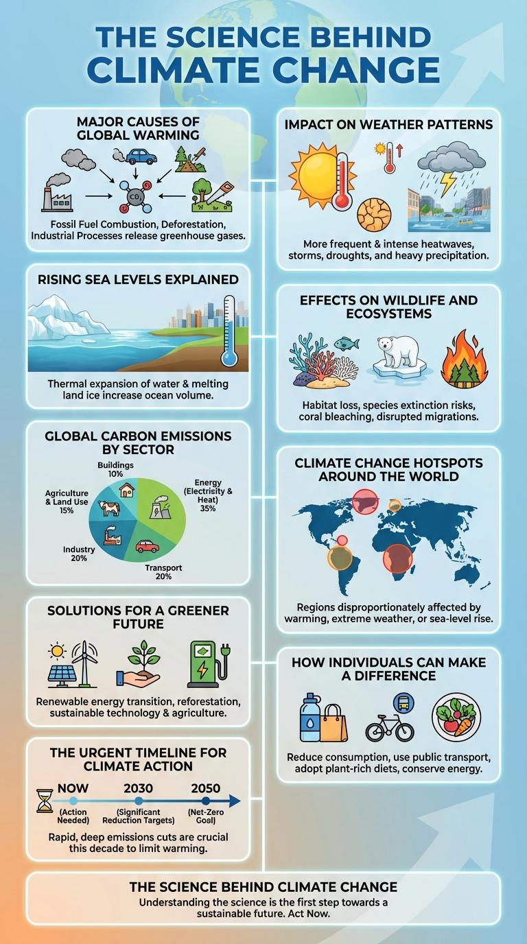 Climate Change Infographic: Visualizing the Impact Through Drawings