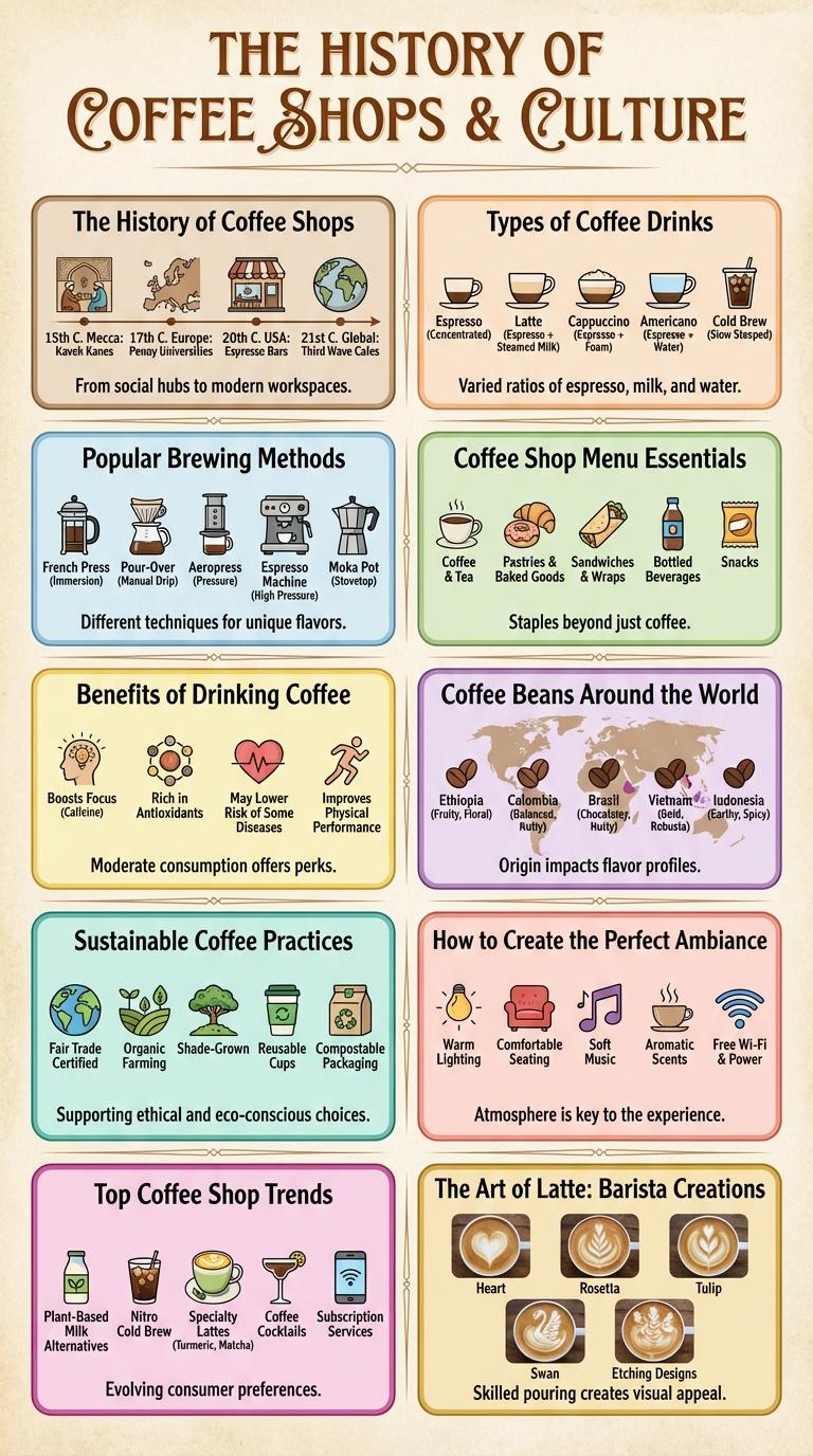Infographic: Key Facts and Trends About Coffee Shops