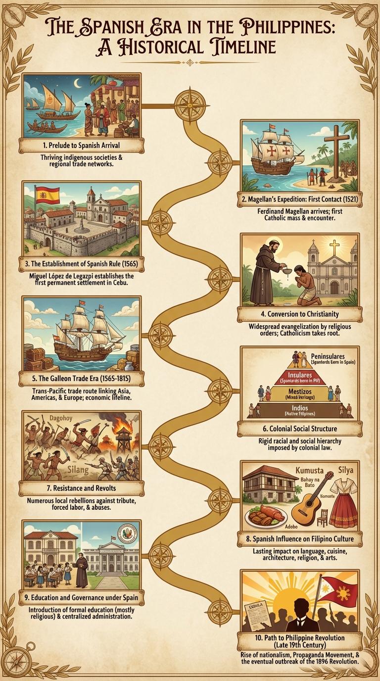 Infographic: The Spanish Colonization of the Philippines