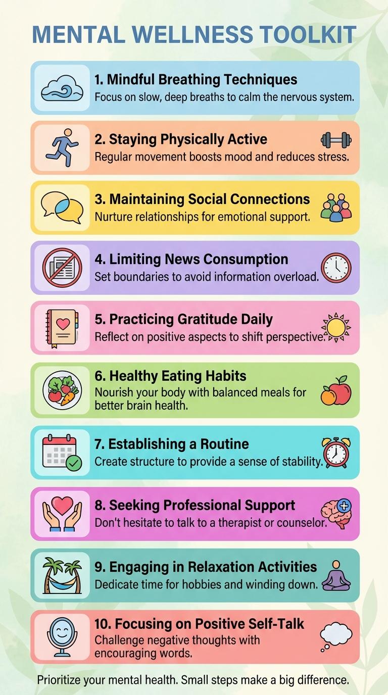 Infographic: Effective Ways to Combat Stress During a Global Health Crisis