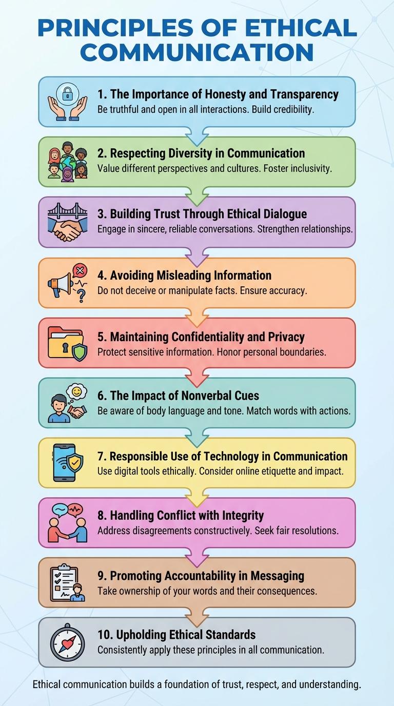 Infographic: Key Principles of Ethical Communication