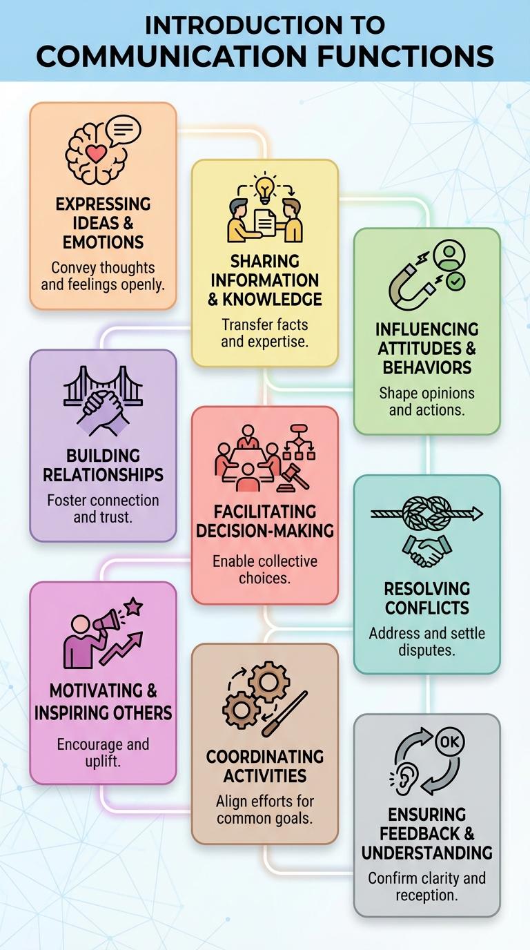 Infographic: The Functions of Communication