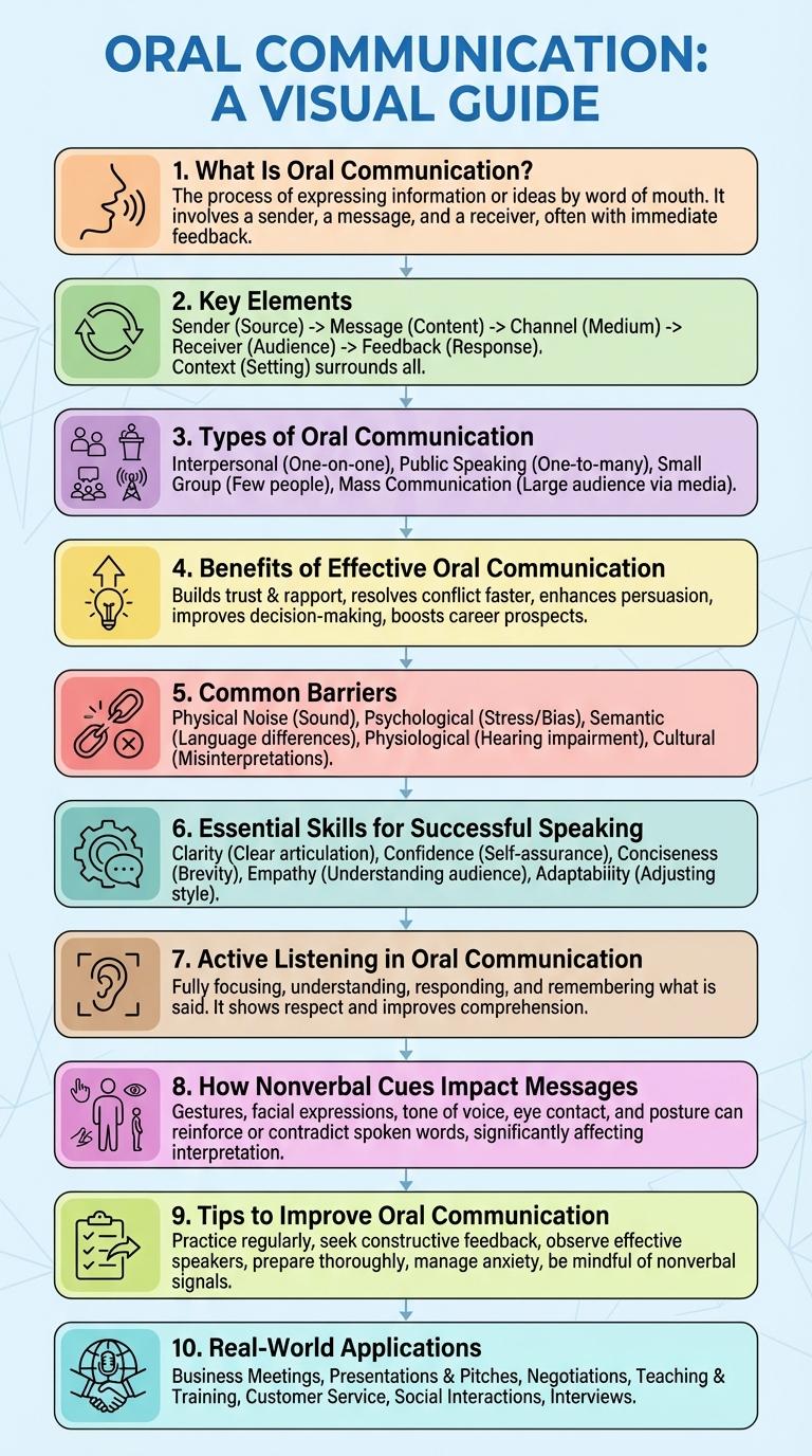 Infographic: Key Elements of Effective Oral Communication