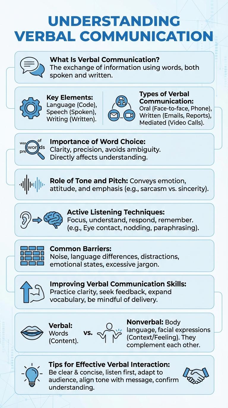 Infographic: The Essentials of Verbal Communication