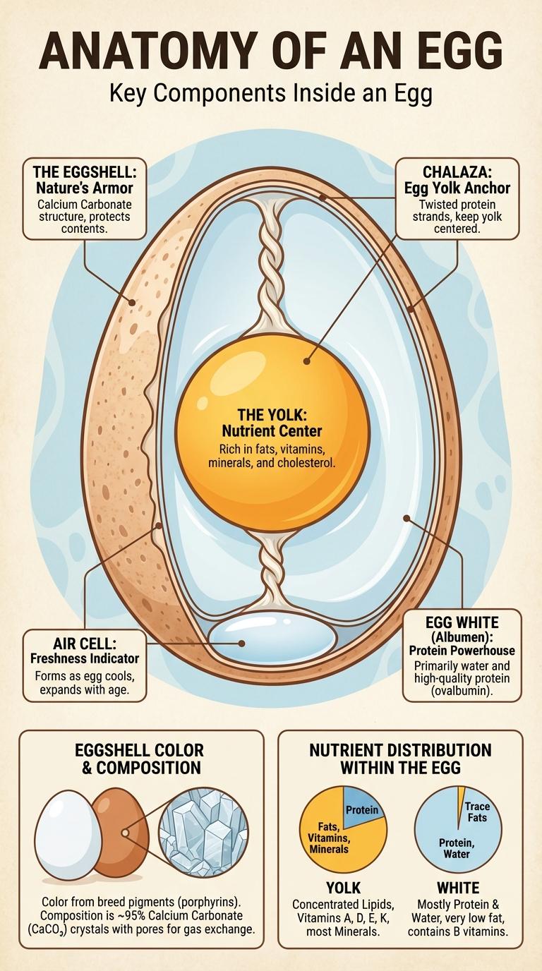 Infographic: The Components of an Egg