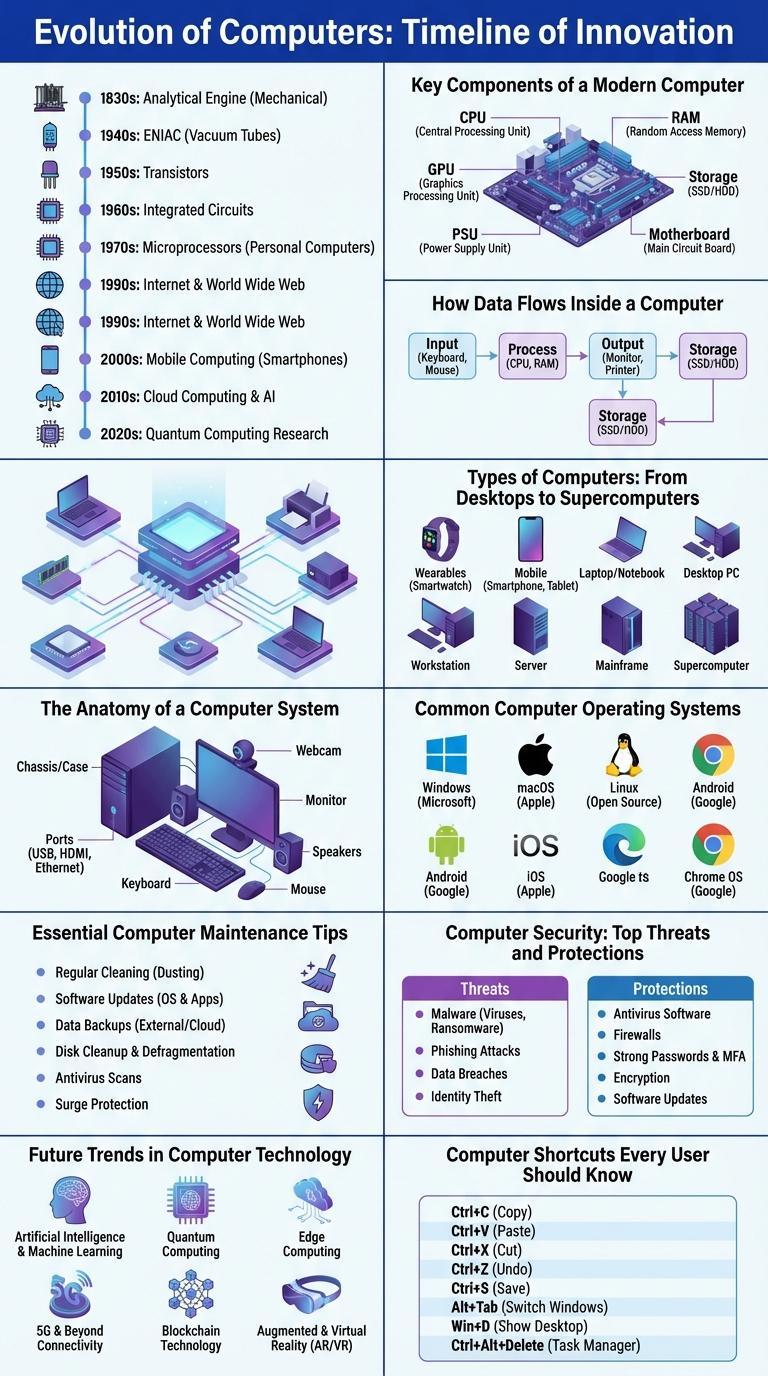 Infographic About Computers