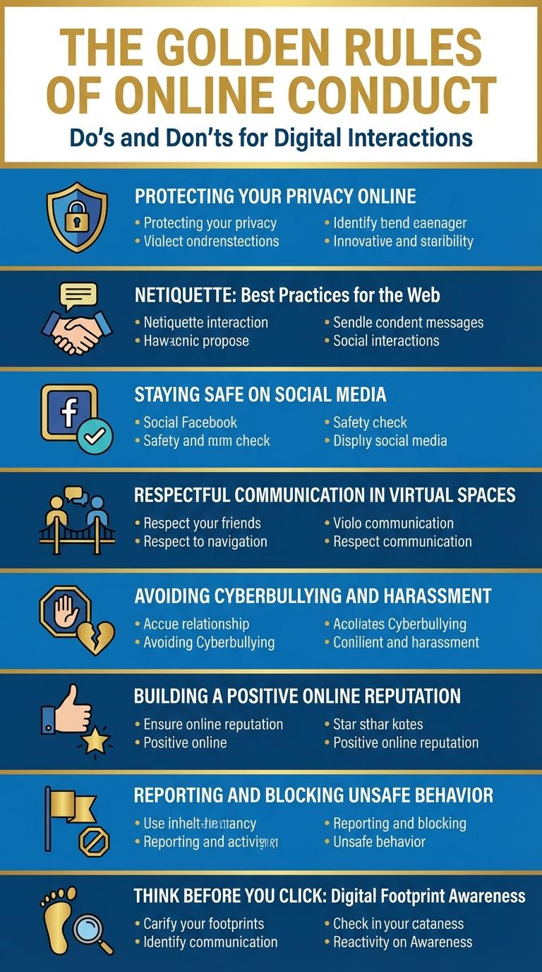 Infographic: Best Practices for Online Conduct