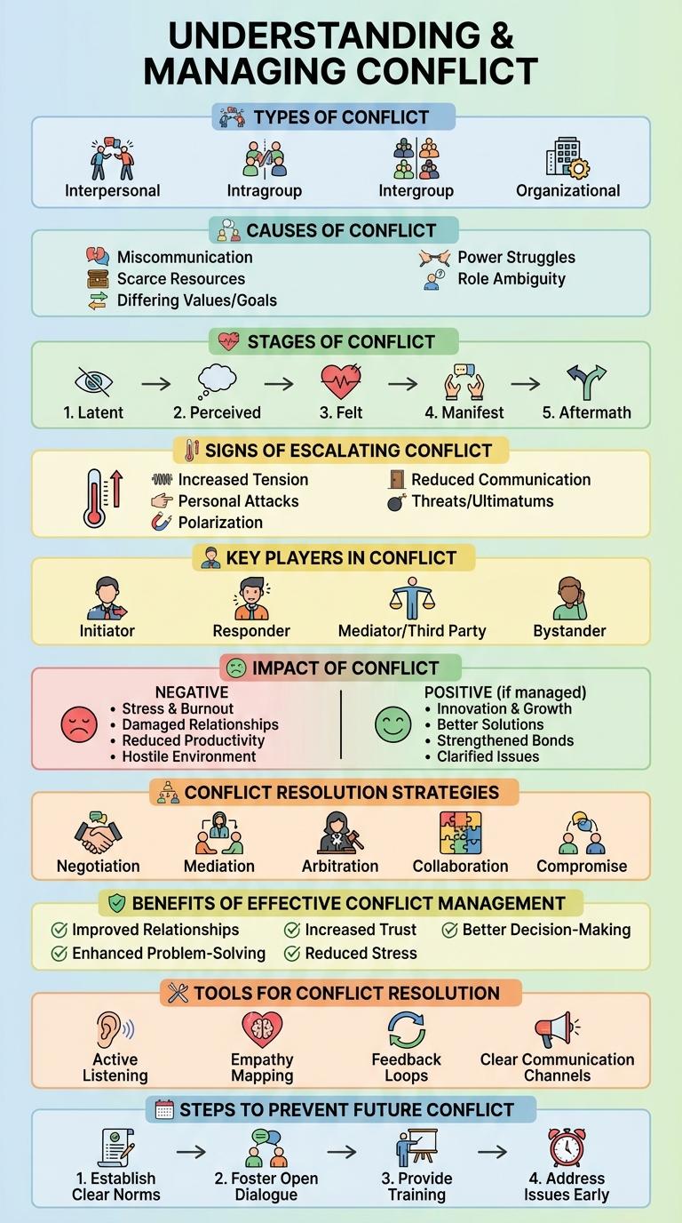 Infographic: Understanding and Managing Conflict