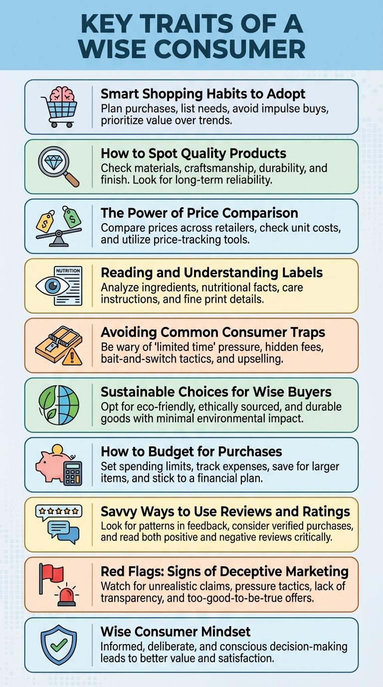 Infographic: How to Be a Wise Consumer