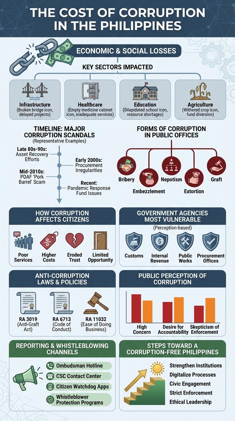 Infographic on Corruption in the Philippines