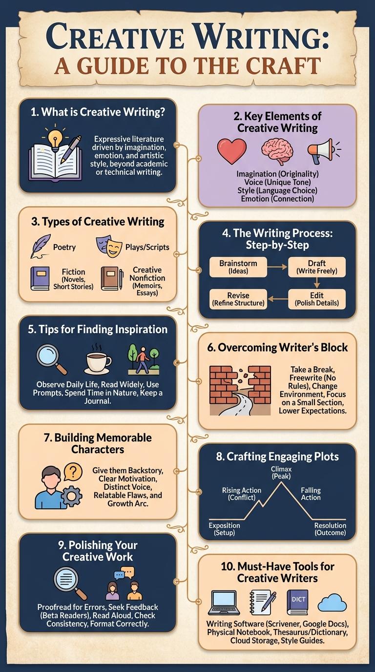 Infographic: The Essentials of Creative Writing