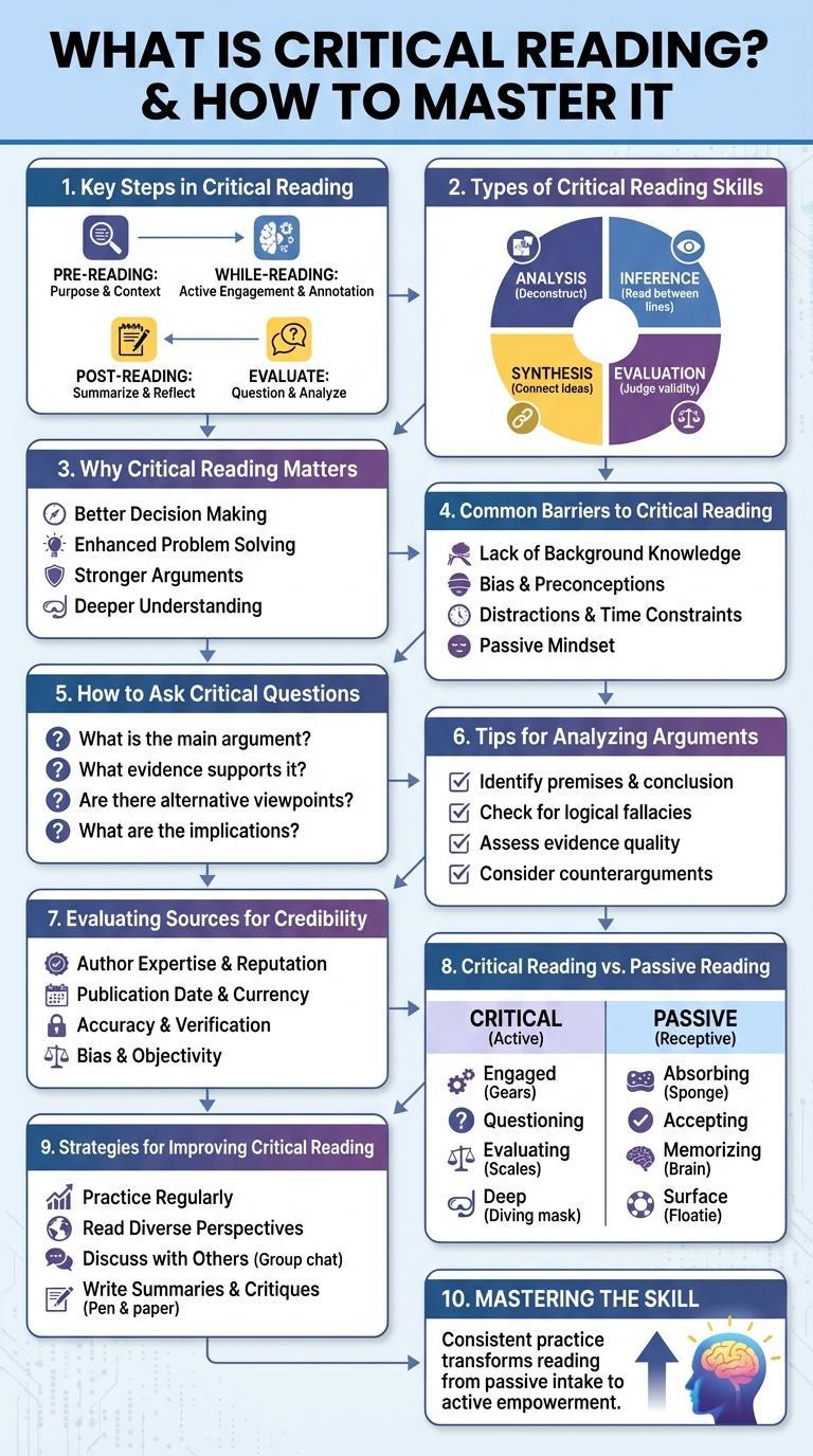 Infographic: The Essential Guide to Critical Reading
