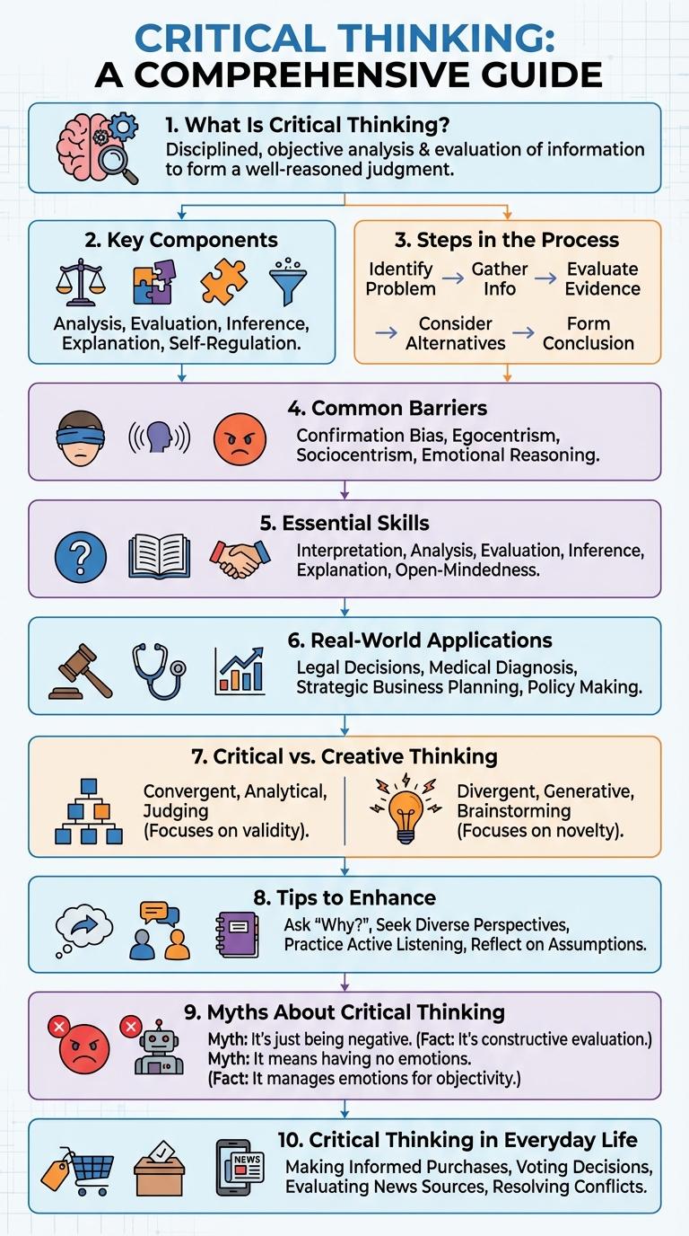 Infographic: Understanding the Key Elements of Critical Thinking