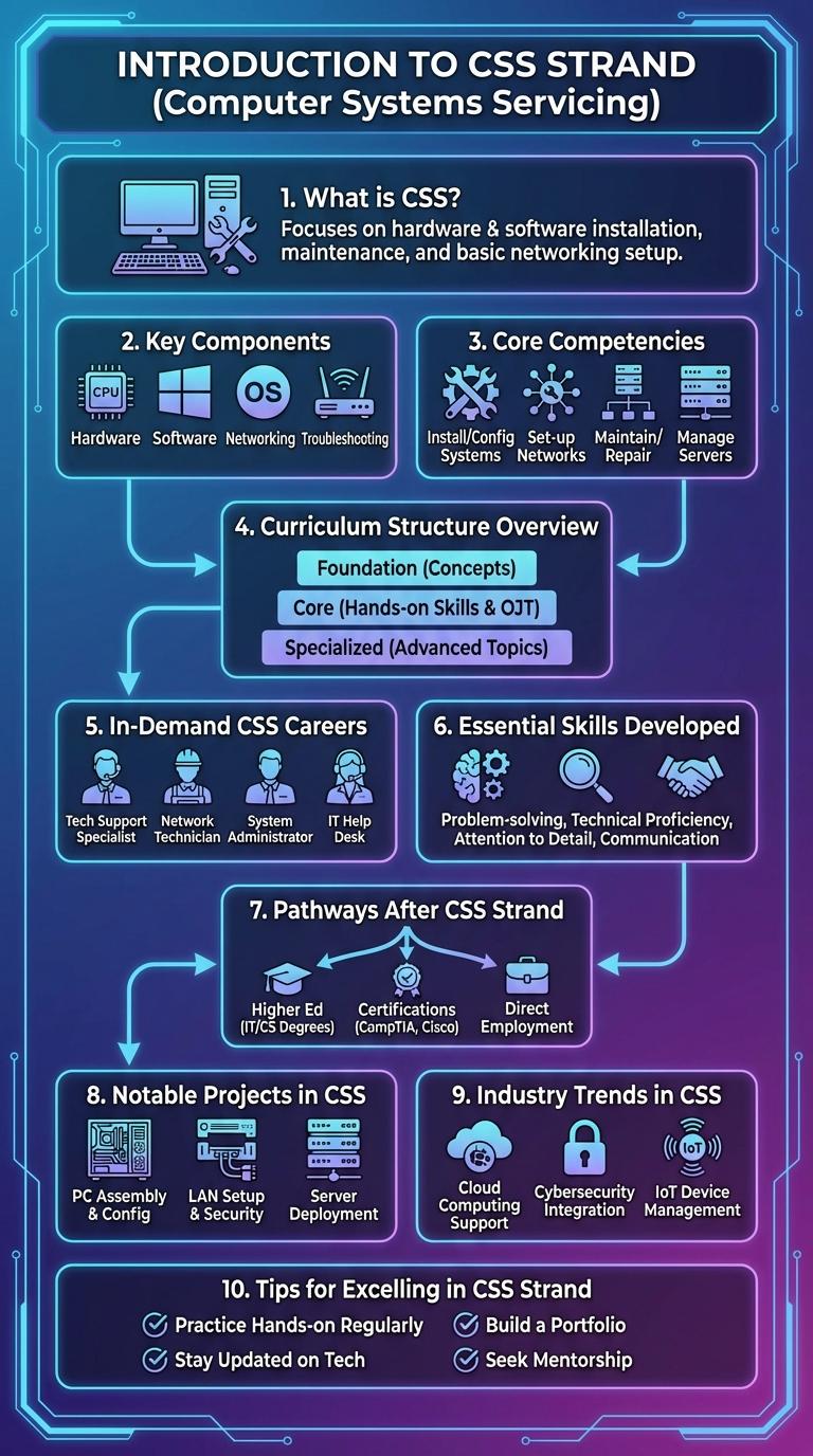 Infographic About the CSS Strand