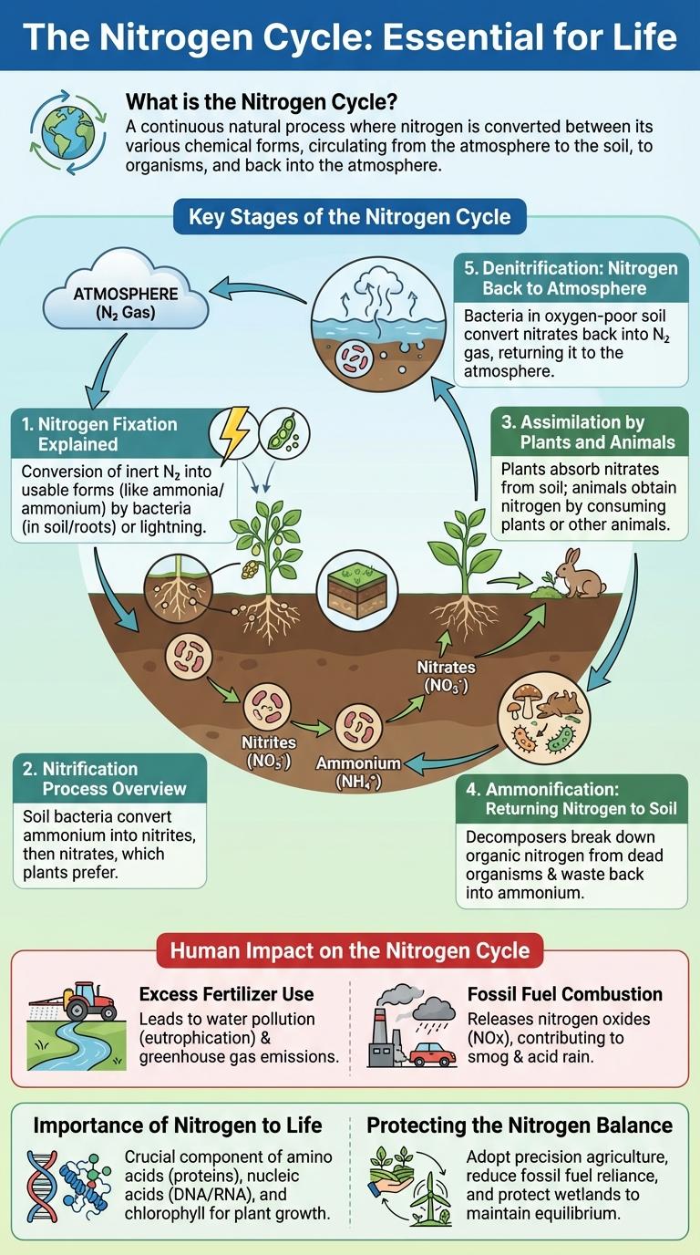 Infographic on the Nitrogen Cycle