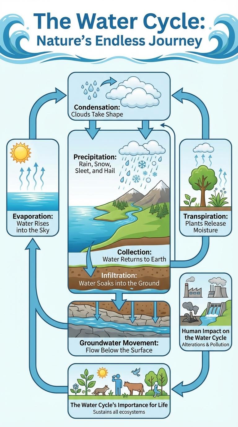 Infographic About the Water Cycle