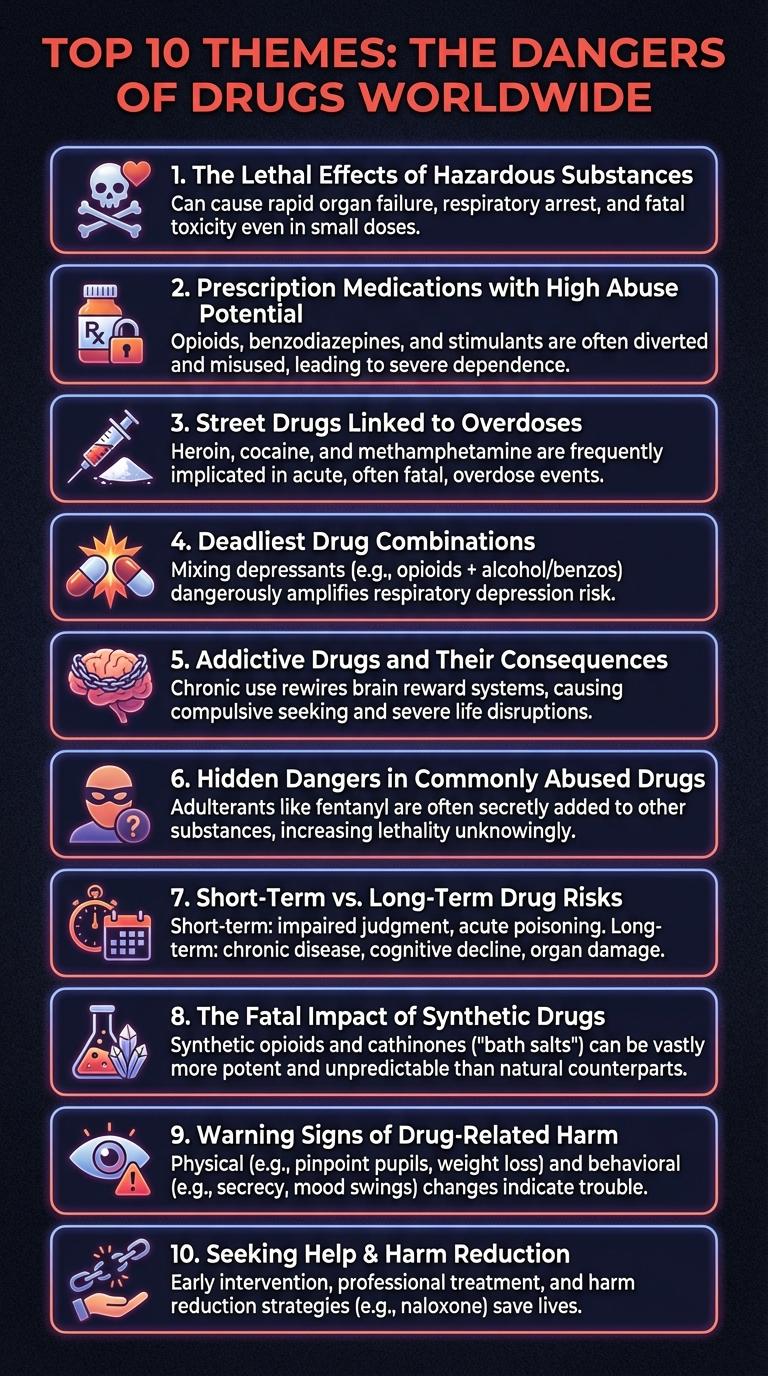 Infographic: The Dangers of Commonly Abused Drugs