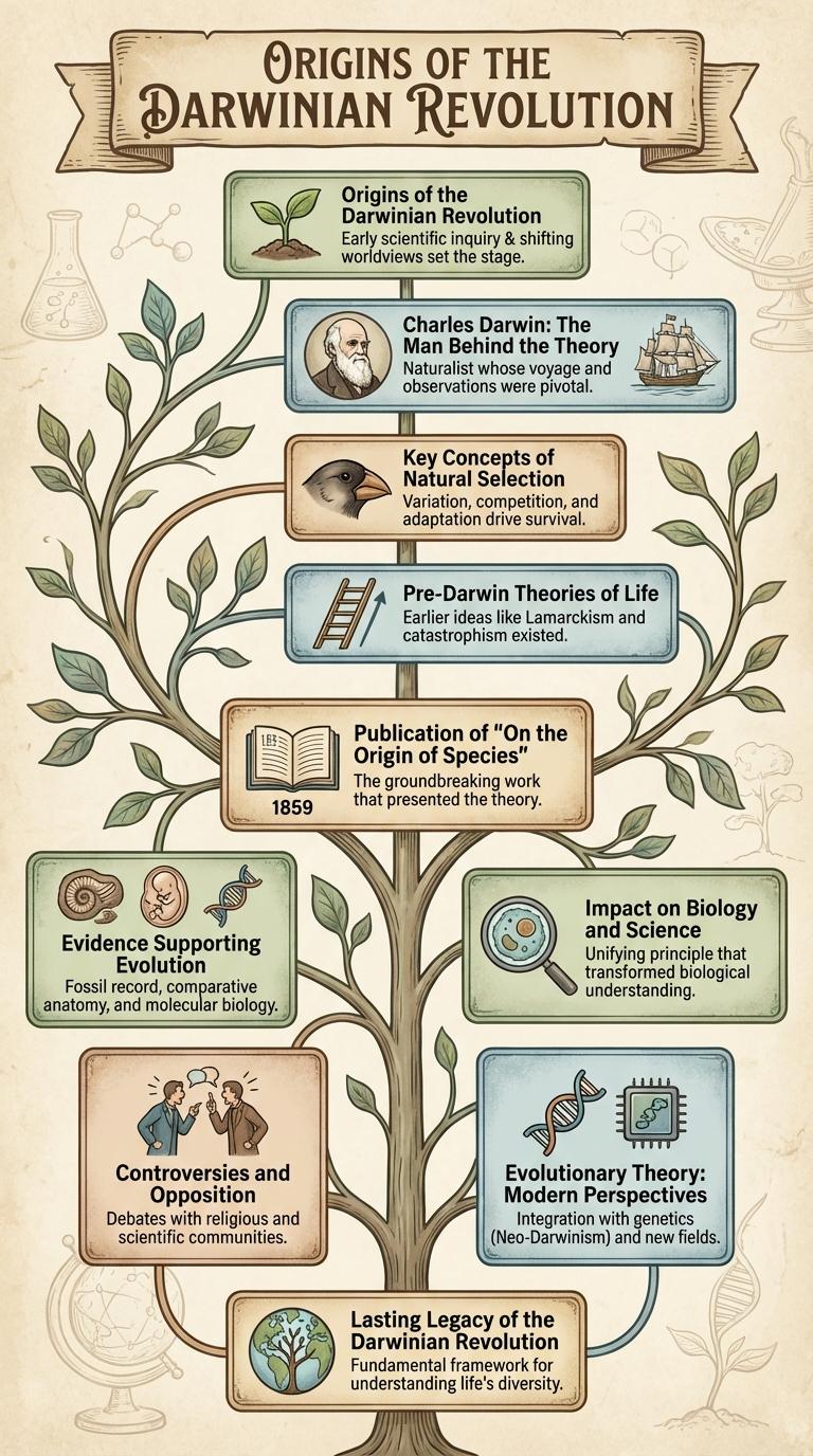 Infographic on the Darwinian Revolution