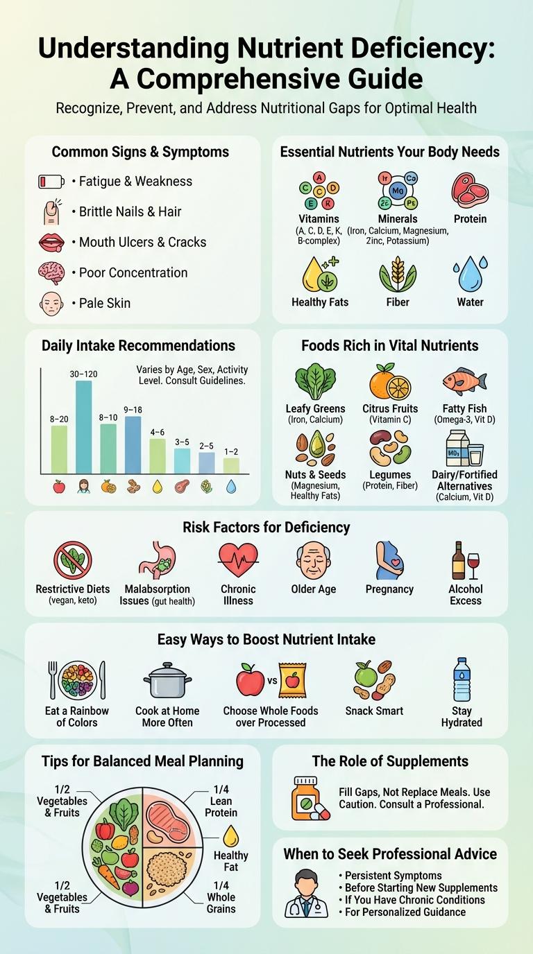 Infographic on Preventing Nutrient Deficiencies