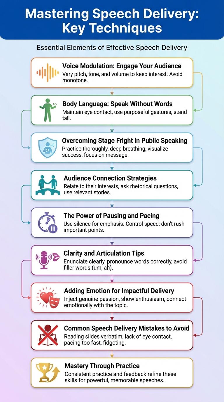 Infographic: Key Elements of Effective Speech Delivery