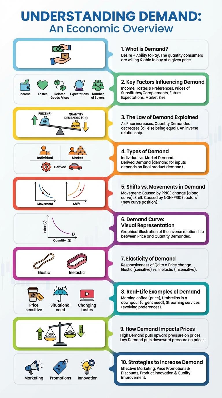 Infographic: Understanding Demand in Economics