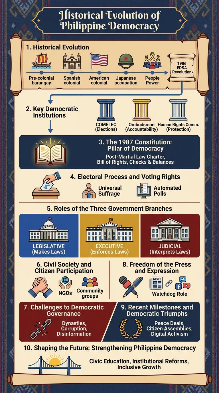 Infographic: Understanding Democracy in the Philippines