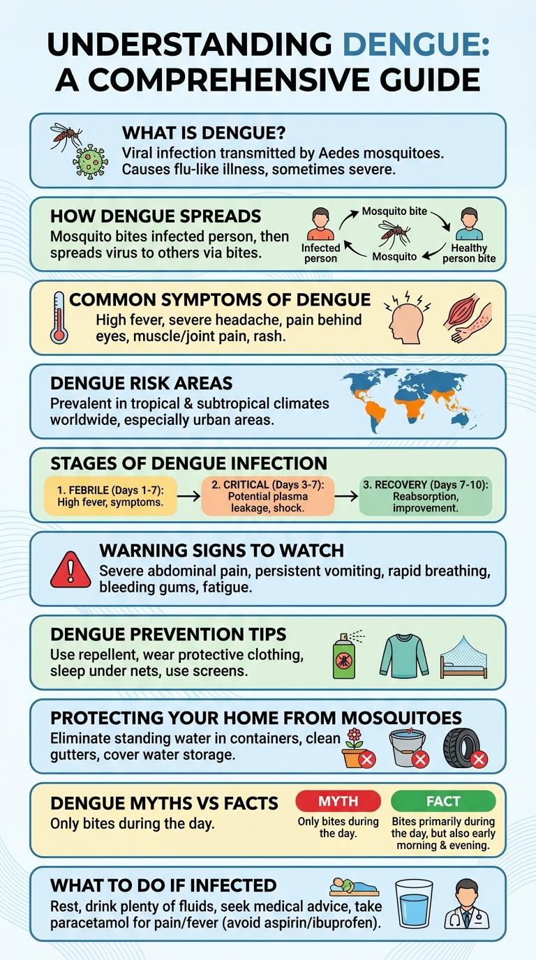 Infographic About Dengue: Key Facts and Prevention Tips