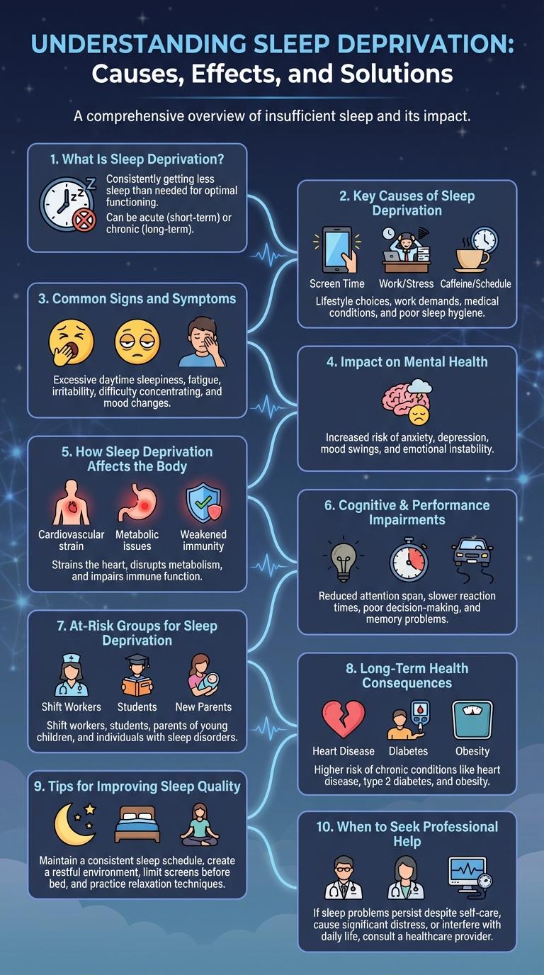 Infographic on the Effects of Sleep Deprivation