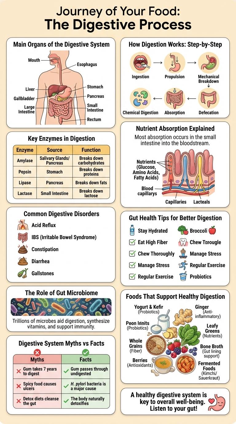 Infographic: Understanding the Human Digestive System