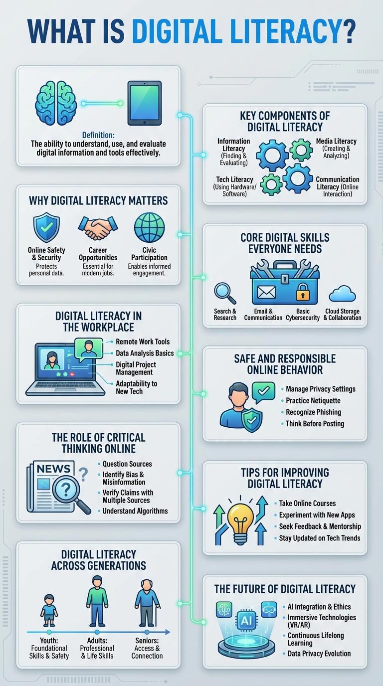 Infographic: Enhancing Digital Literacy for the Modern World