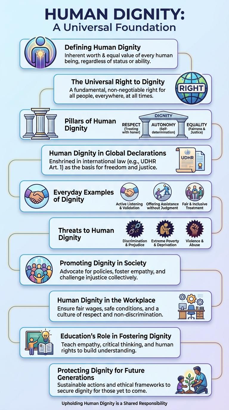 Infographic on the Importance of Human Dignity
