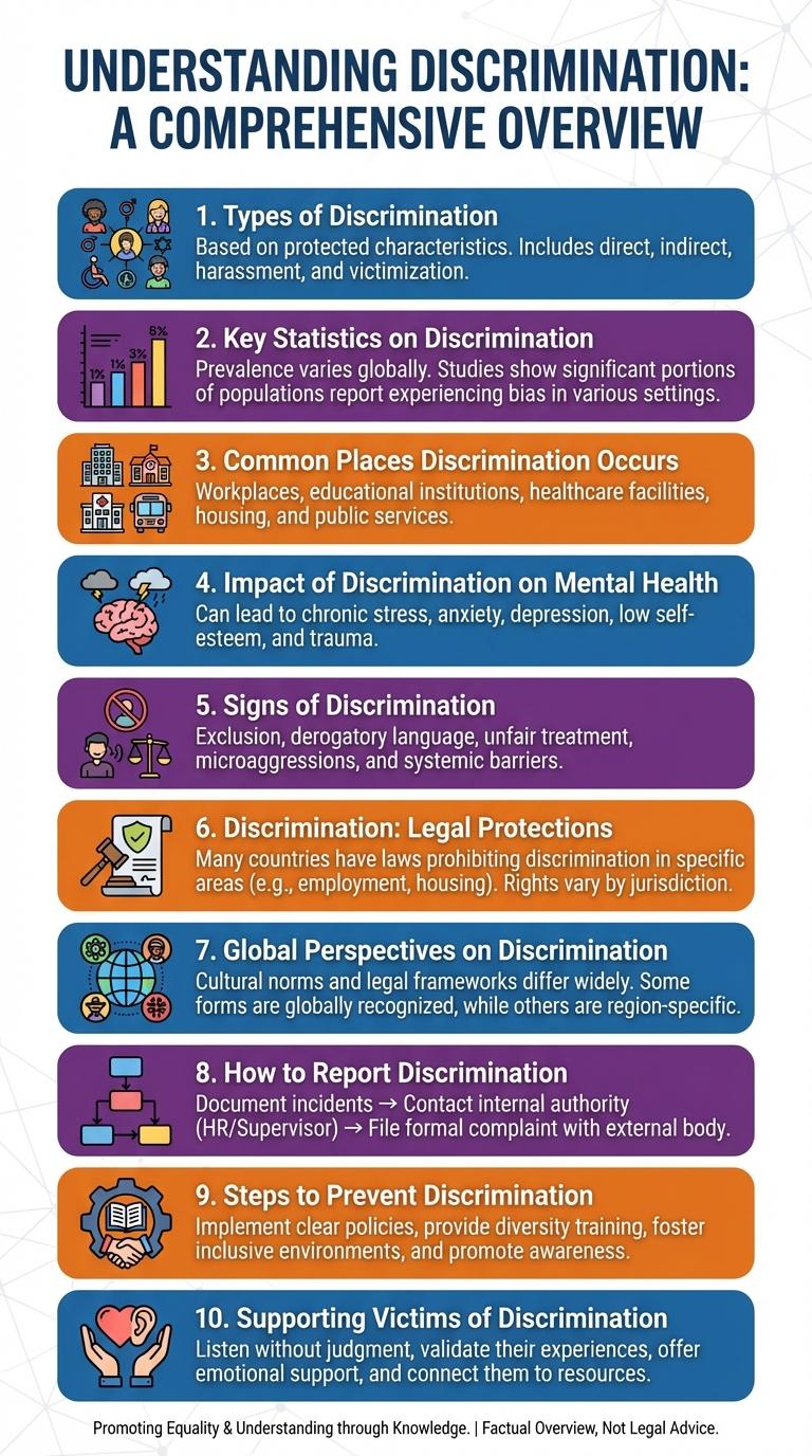 Infographic: Understanding and Addressing Discrimination