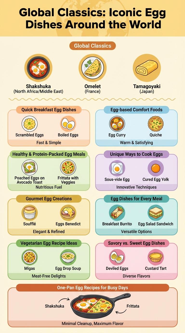 Infographic: Exploring Popular Egg Dishes Around the World