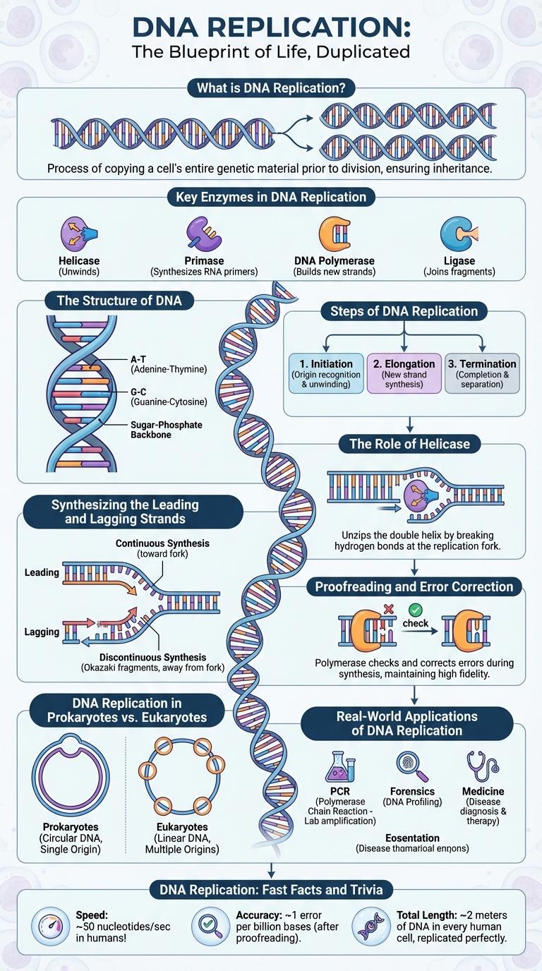 Infographic on DNA Replication