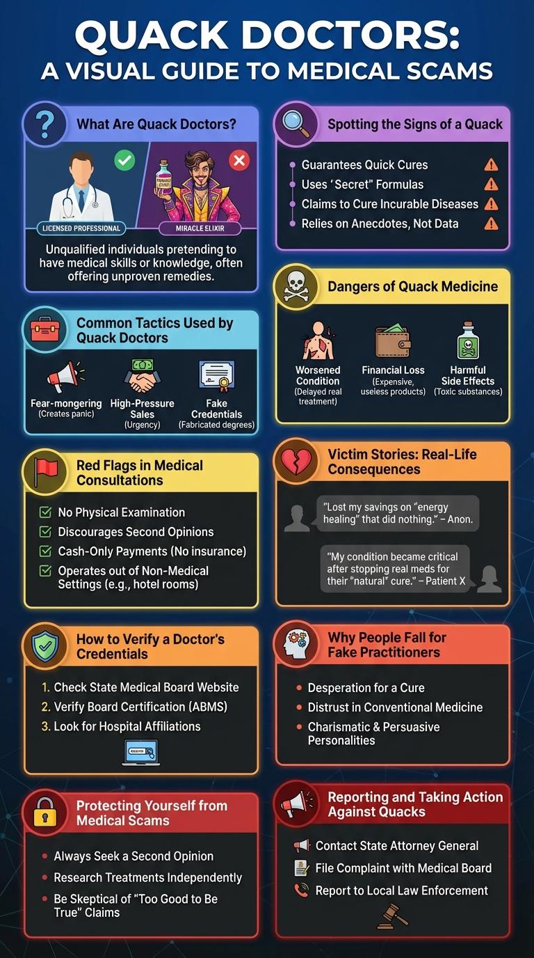 Infographic: How to Identify and Avoid Quack Doctors