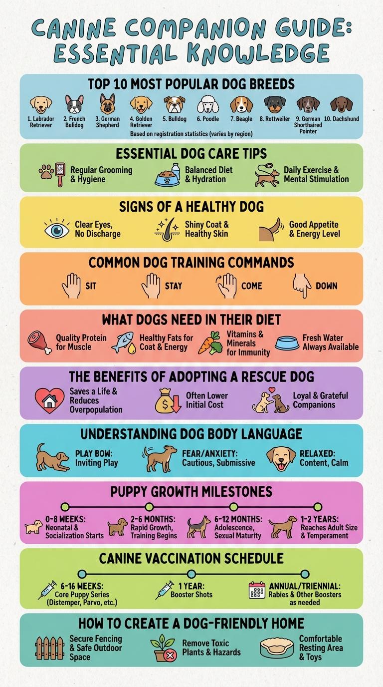 Infographic About Dogs: Fascinating Facts and Insights
