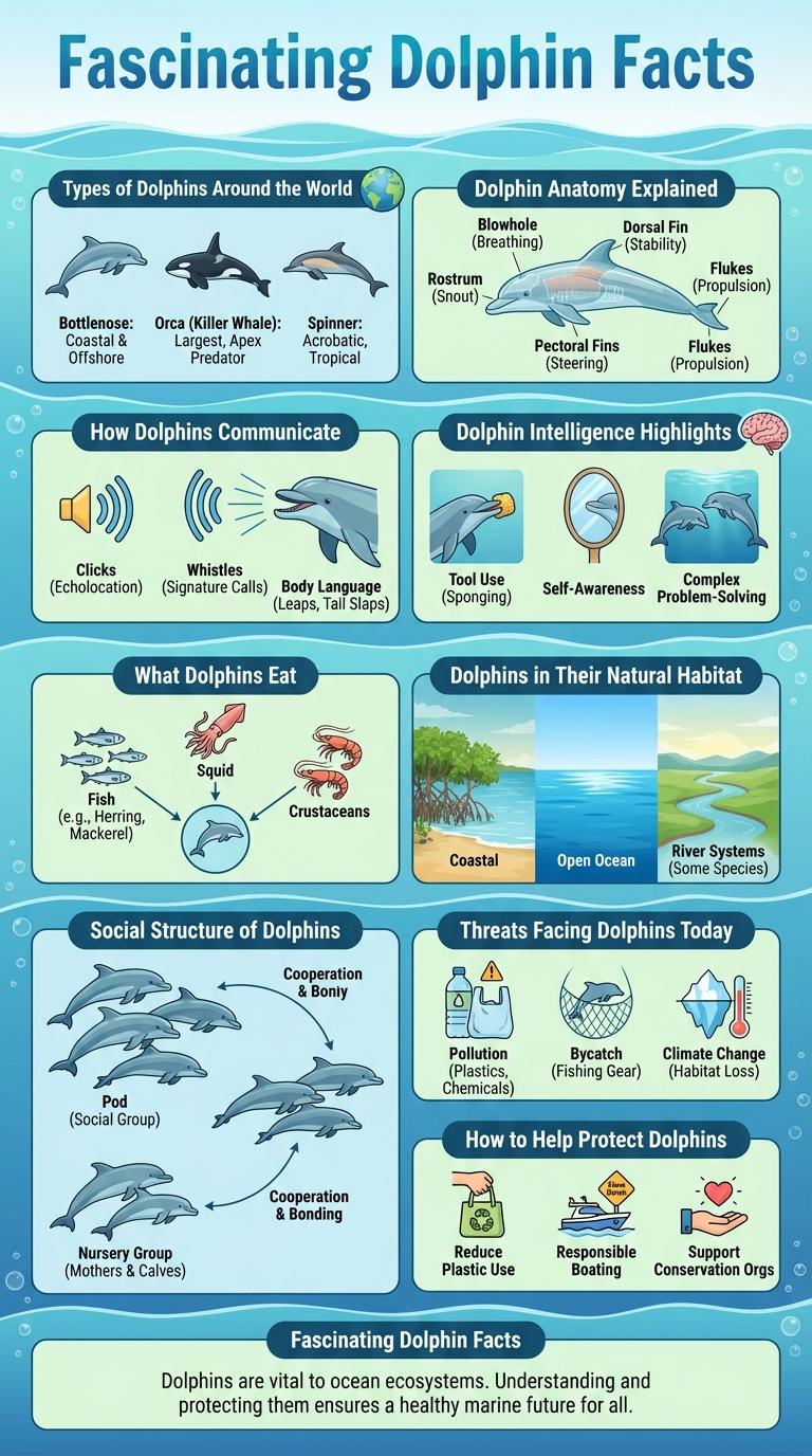A Comprehensive Infographic About Dolphins