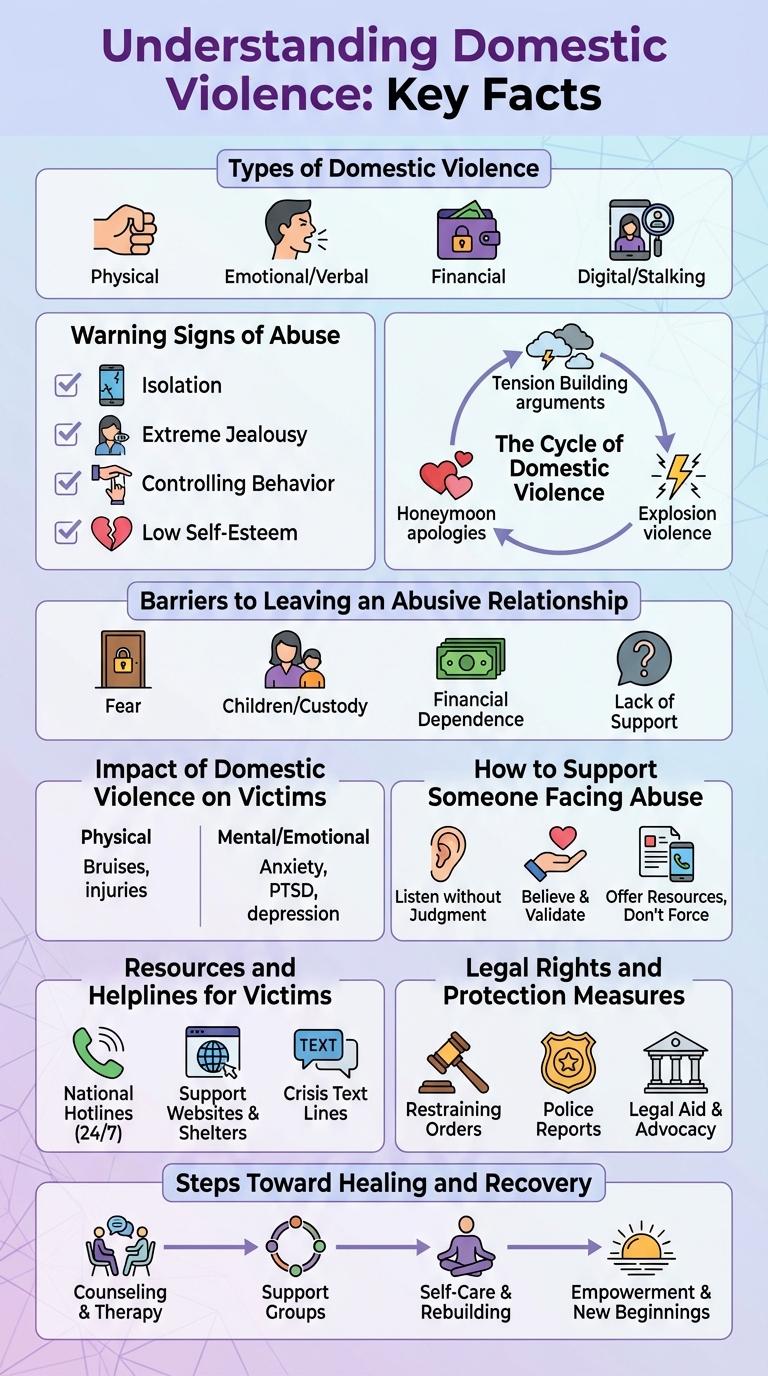 Infographic on Domestic Violence: Key Facts and Statistics