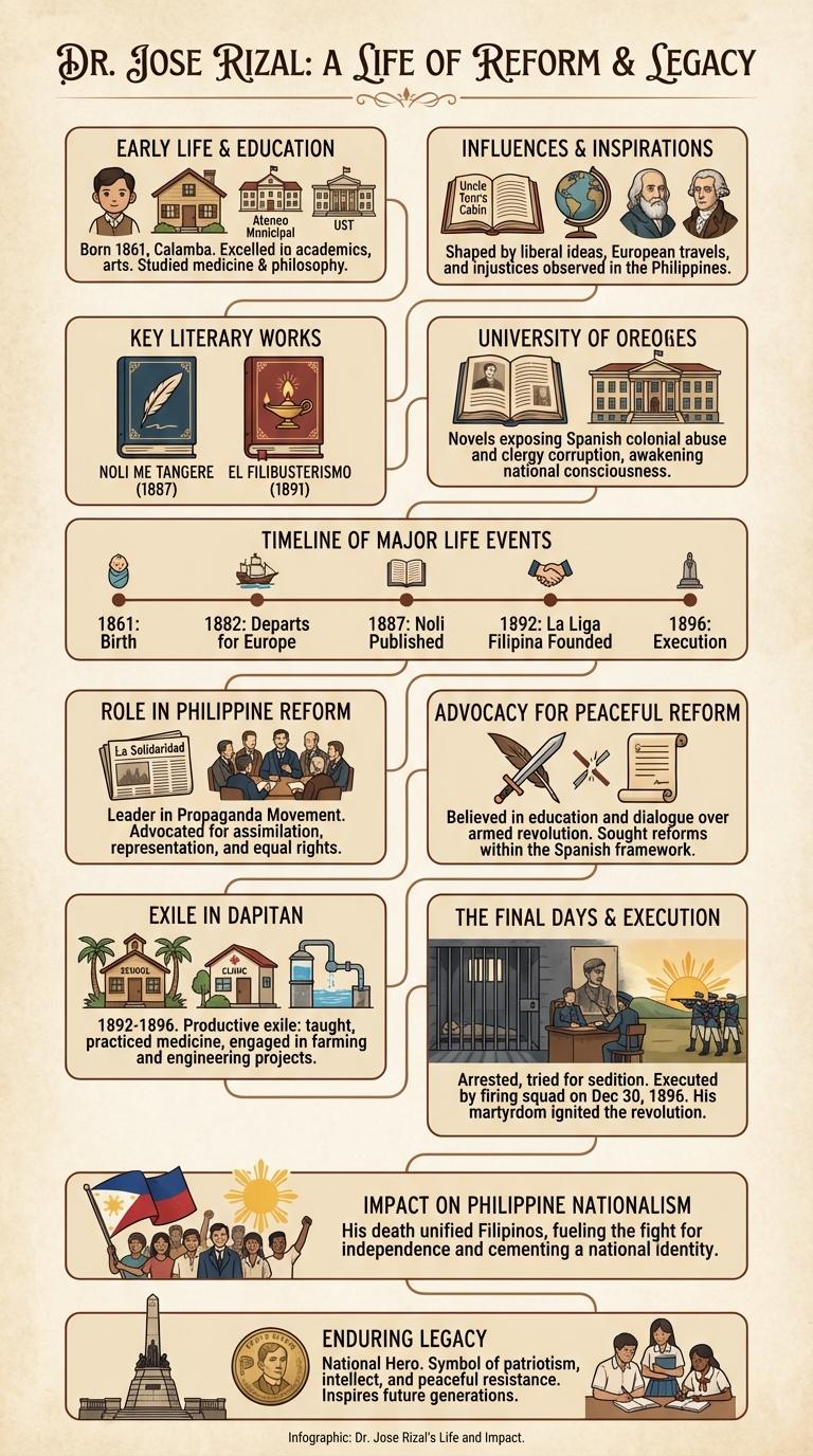 Infographic About Dr. Jose Rizal