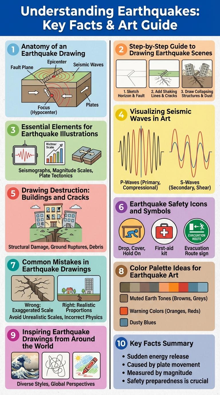 Infographic: Visual Guide to Earthquake Safety and Preparedness