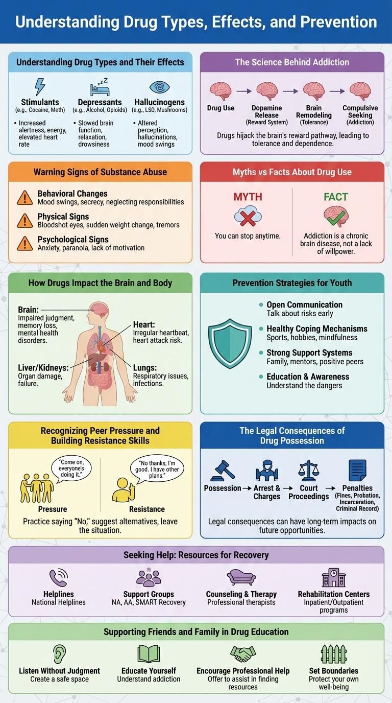 Infographic on Drug Education