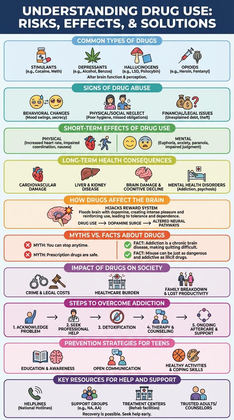 Comprehensive Infographic Guide to Common Drugs