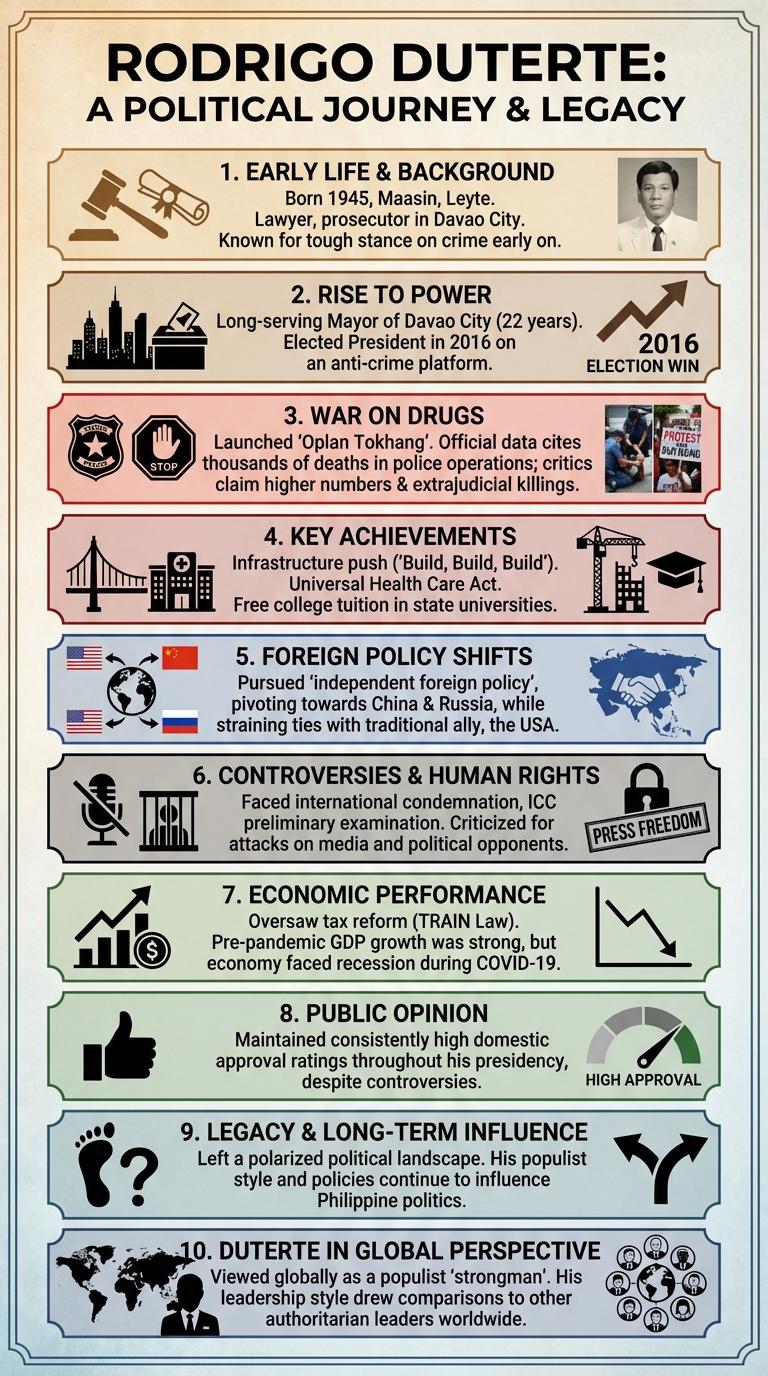Infographic About Duterte: Key Facts and Highlights