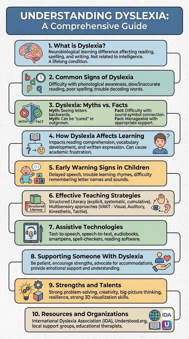 Infographic About Dyslexia