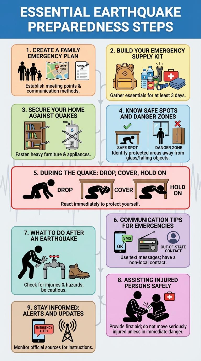 Earthquake Preparedness: An Informative Infographic